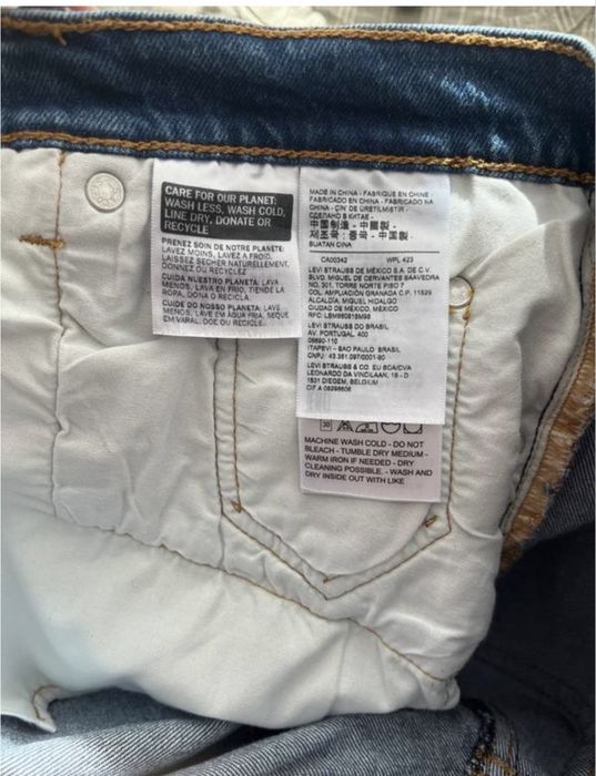 Жіночі джинсові шорти батал Levi's