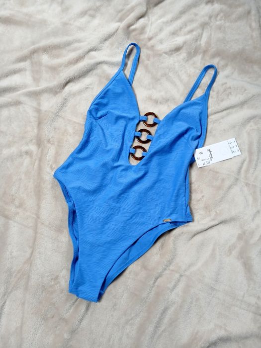 Niebieski strój kąpielowy Triumph 38B 75B summer dune O