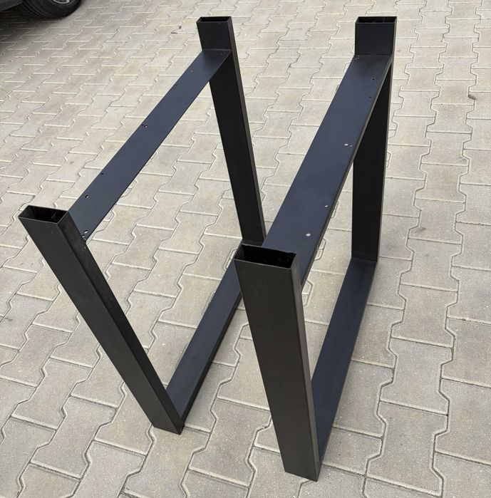Nogi metalowe do stołu / biurka – styl loft, industrial – komplet 2 szt.