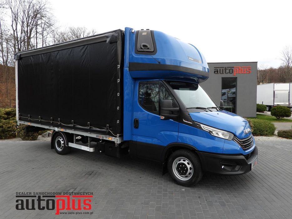 Iveco DAILY 35S21 PLANDEKA 10 PALET WEBASTO TEMPOMAT NAWIGACJA LEDY AUTOMAT HI-MATIC KLIMATYZACJA  210KM  stan bardzo dobry, nie wymaga nakładów finansowcyh, dostępny od ręki