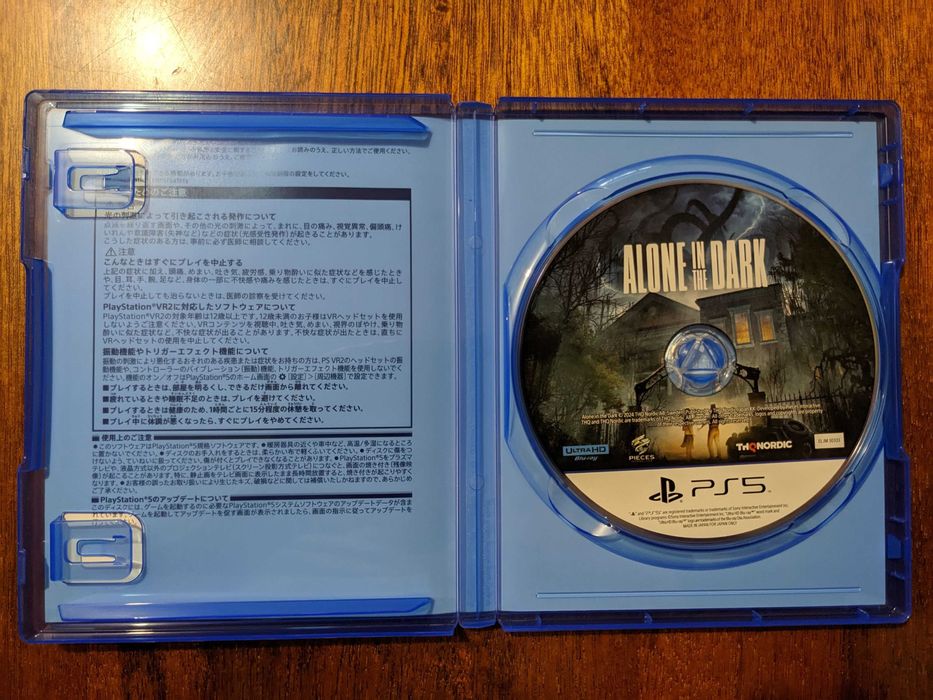 Диск с игрой Alone in the Dark Sony PlayStation 5