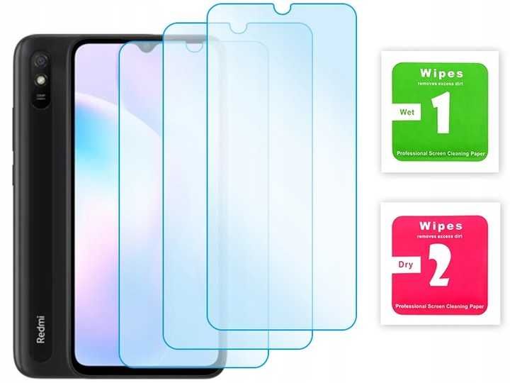3x Szkło Hartowane do Xiaomi Redmi 9 / Redmi 9A / Redmi 9C / Poco M2