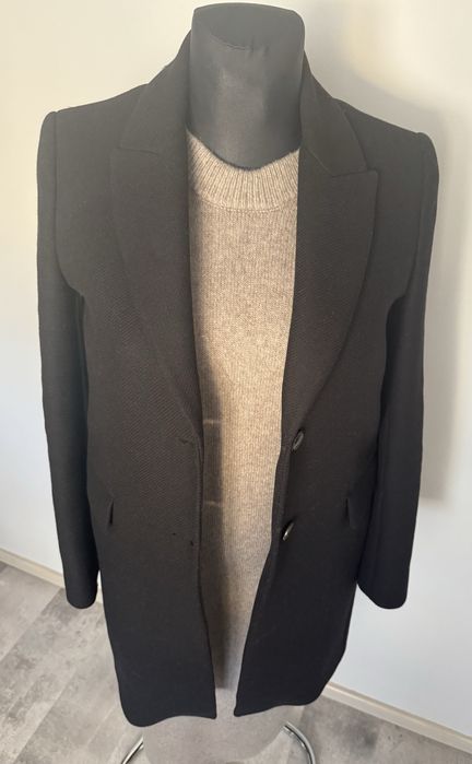 Płaszcz Zara czarny damski