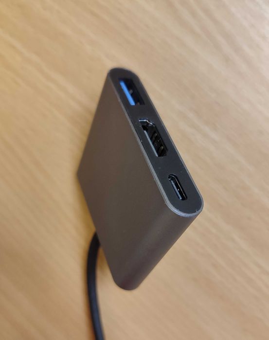 Адаптер перехідник USB-C на HDMI + USB + PD (Type-C Hub)