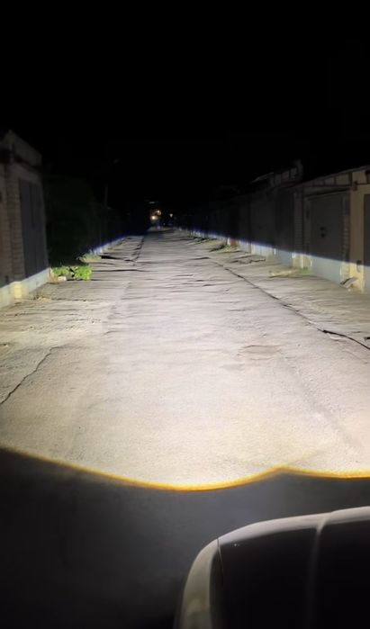 Би лед линзи 3дюйма h4 h7 6000к 65-72Вт.