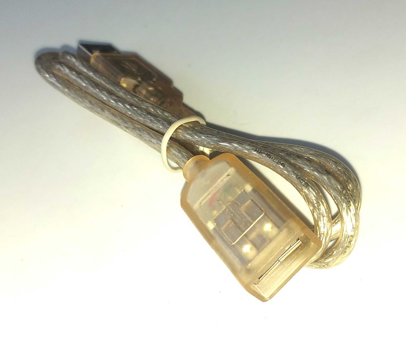 Kabel Przedłużacz USB Wtyk Męski Żeński 80 cm Nowy