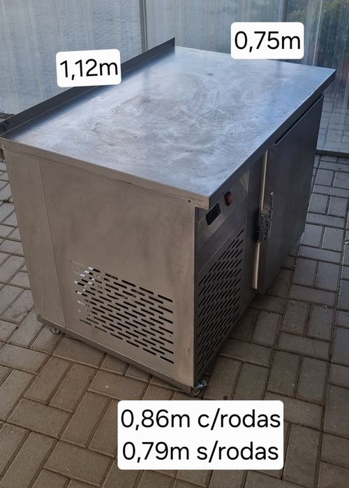 Arca frigorífica em inox