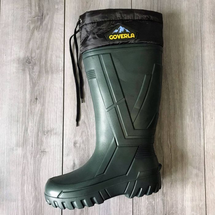 Чоботи чоловічі Гумові з утеплювачем сапоги Резиновые термо риболовлі