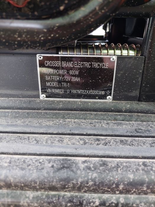 Продам електроскутер трьомісний