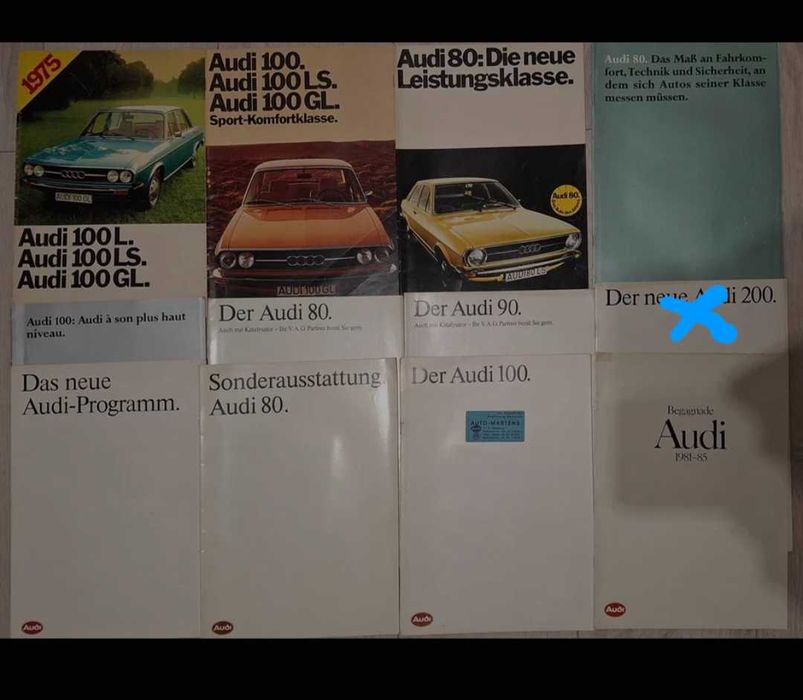 Prospekty, katalog, folder - Audi
