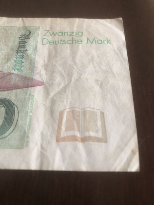 Nota de 20 mark de 1991