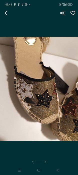 Nowe koturny replay 40 sandaly cekiny gwiazdy hit lato