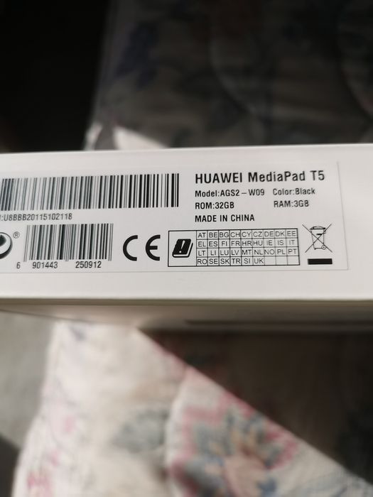 Tablet Huawei . Modelo AGS2 WO9 COLOR BLACK RAM 3 GB