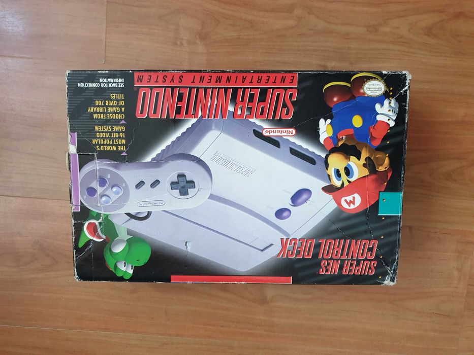 Ігрова приставка SNES SUPER NINTENDO JR USA з коробкою