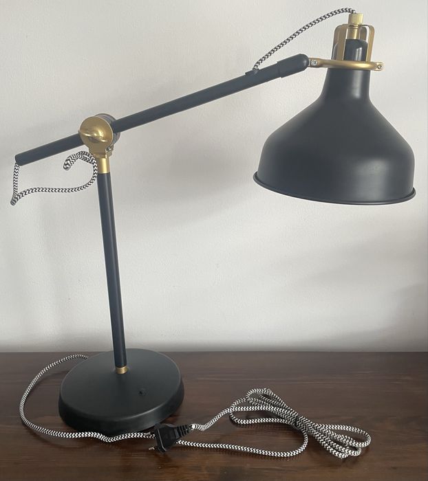 Ikea RANARP Lampa biurkowa, czarna