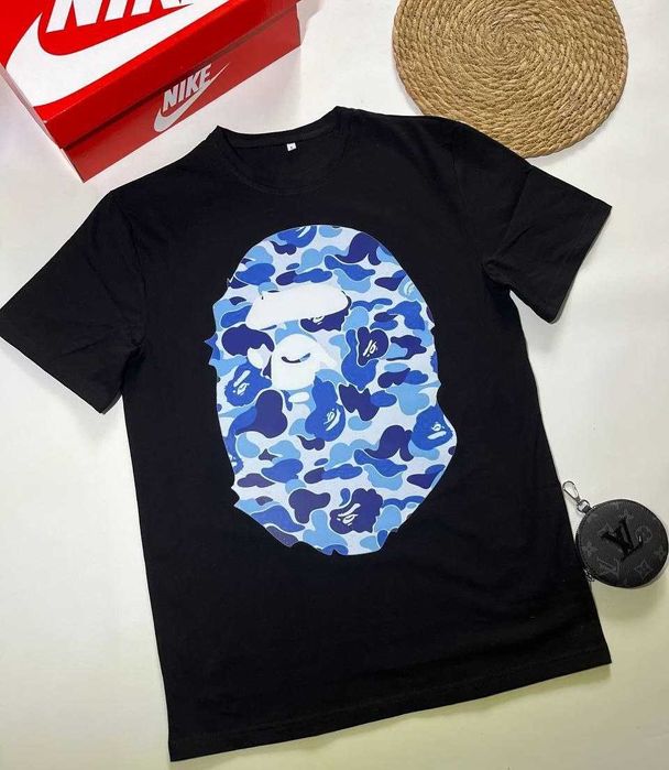 Футболка BAPE ABC/ чорна /Bape/Бейп /футболка унісекс/дешево/ABC