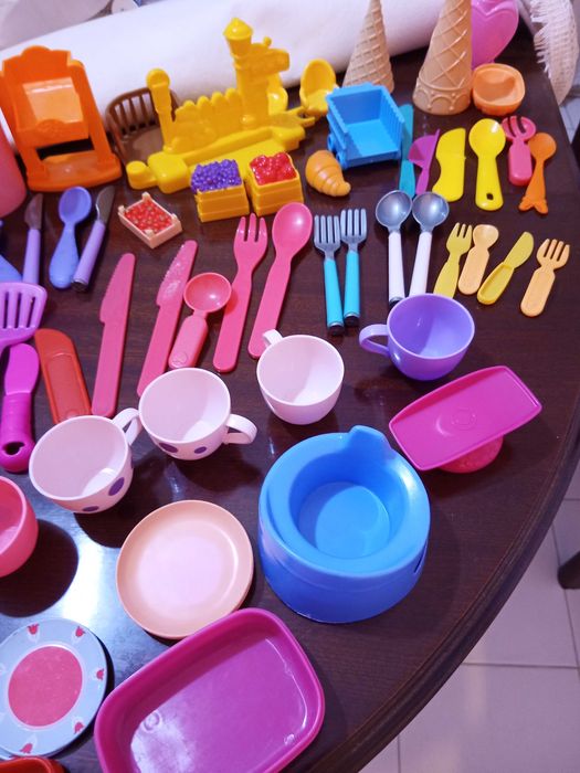 lote brinquedos faz de conta: louças