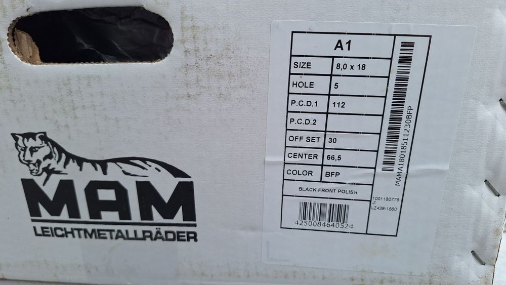 Nowe Alufelgi 5x112 r18 Audi A4 b8 b9 A5 A6 Q5 Vw Arteon Passat Skoda