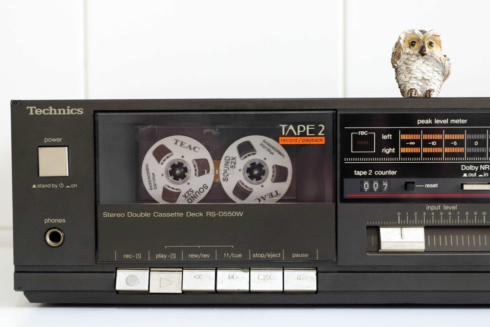 Techncis RS-D550W Duplo Tape Deck Cassetes