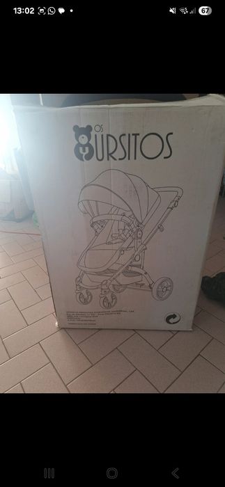 Vendo carrinho de bebé marca ursitos