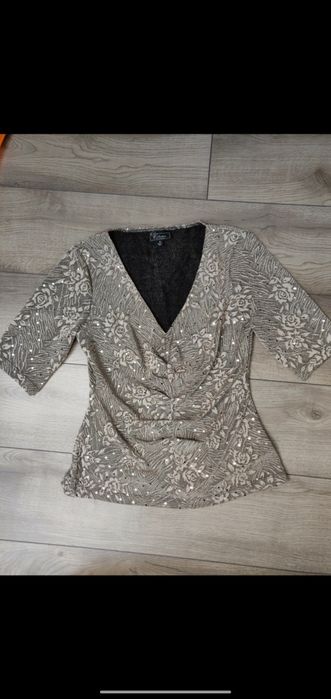 Elegancka dzianinowa bluzka roz. M