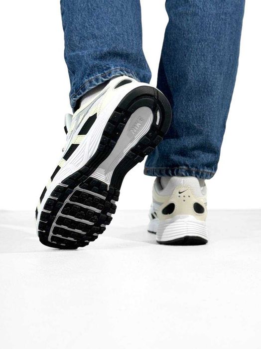 Мужские кроссовки Nike P-6000 White/Beige/Black. Размеры 40-45