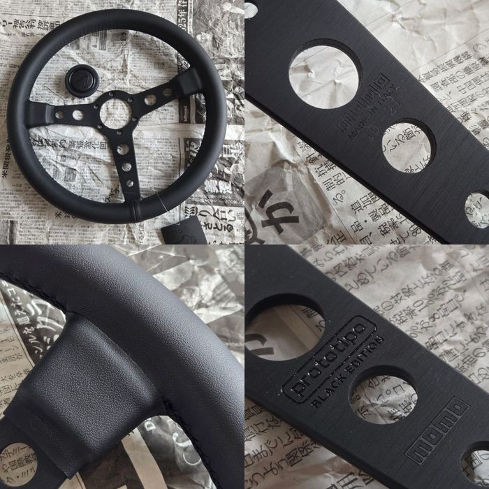 Руль Momo Спортивный с вылетом дрифт замша