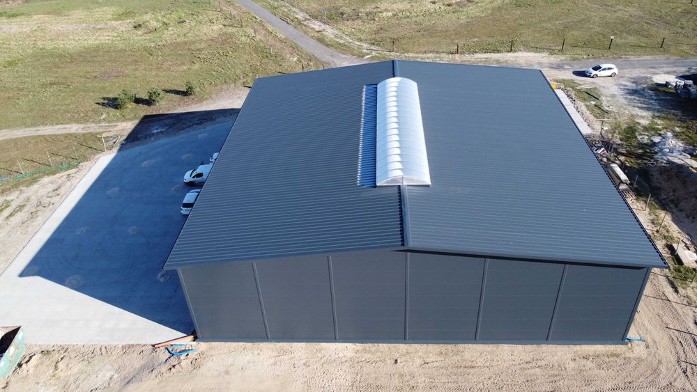 Hala stalowa ocieplana produkcyjna 30 x 30 x 7m, 900m2