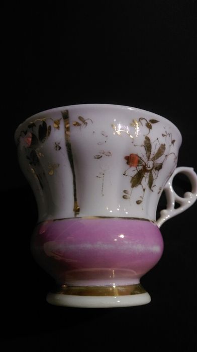 Porcelana ŚLĄSKA AR Koenigszelt XIX w Silesia Filiżanka AR
