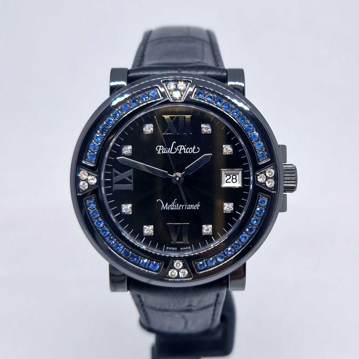 Promocja Paul Picot Mediterranee P4106 Diamonds sapphires