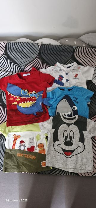 Paczka ubrań letnich dla chłopca r.62