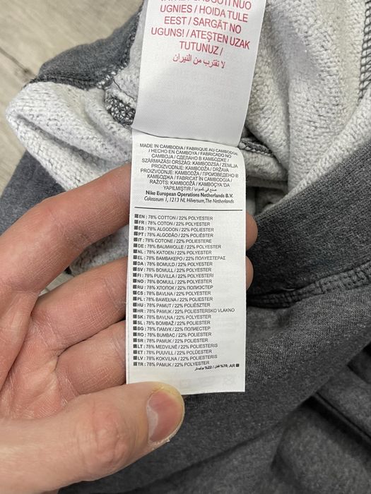 Nike air штаны 13-15 лет 158-170 см подростковые серые на манжете