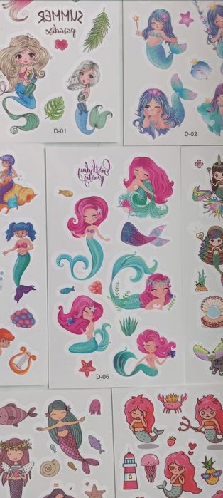 Тату для дівчинки РУСАЛКА