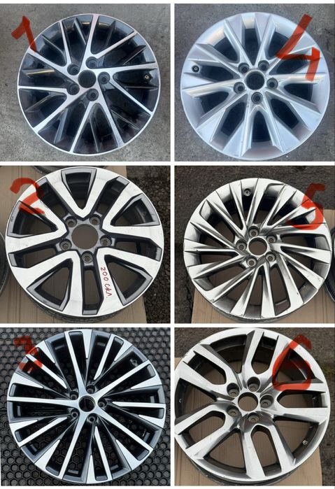 Ном 900 169 Оригінальний диск поштучно Lexus rx es nx 5 114,3 r18 toyota lc300 r20