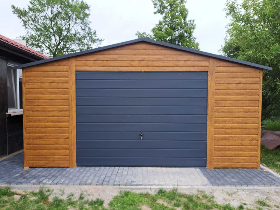 Garaż Premium Blaszak 4m na 5 m Garaż blaszany Garaże blaszane 4x5 4x6 4x7 5x5 5x6 5x7 - Producent !!!