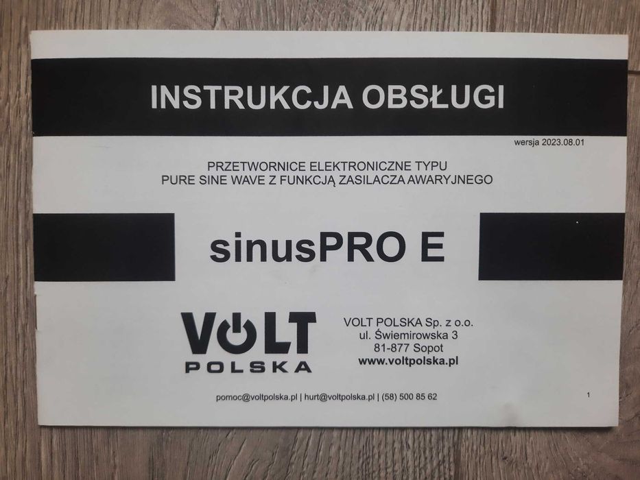 Інвертор Volt Polska SinusPro-2000E (1250/2000W)