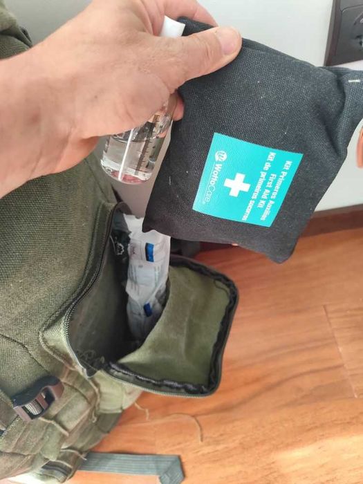 Mochila verde tropa de sobrevivência ,de emergência, ática buscraft
