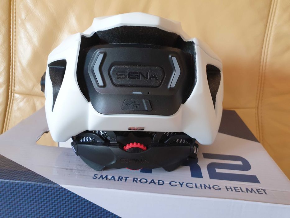 Kask rowerowy Sena R2, Intercom, rozmiar S, 50-55cm, biały