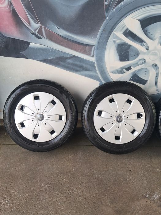 Audi Q2 / A3 8V - Koła  stalowe + kołpaki-205/60 R16 Bridgestone 7,5mm