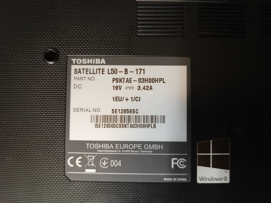Toshiba satellite L50-b-171