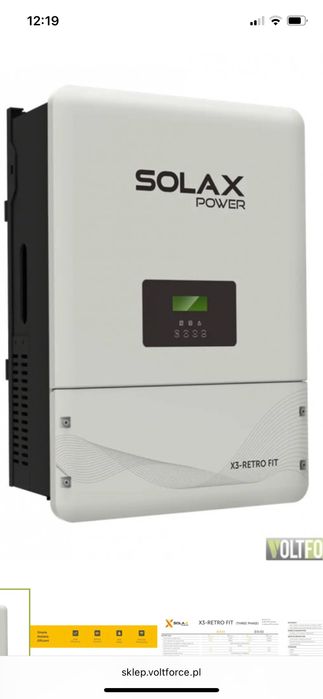 Falownik inverter Solax X3 retro fit 10Kw 3 fazowy