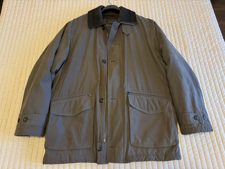 Parka c/ gola em pele, B STONE