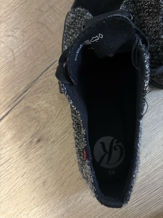 Tampki damskie welurowe / dwa razy noszone