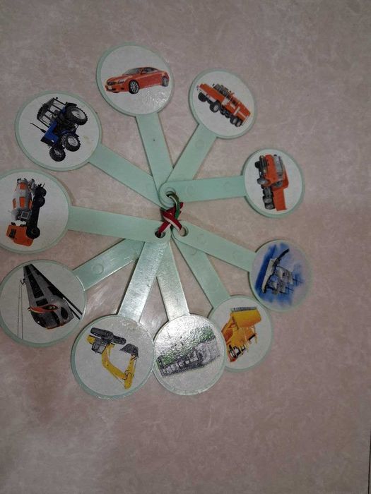 Набор іграшок віяло Транспорт часи веер пакет