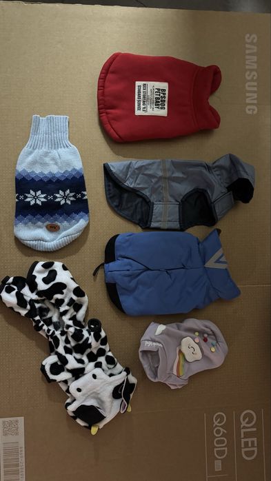 Camas, roupas, saco de animais