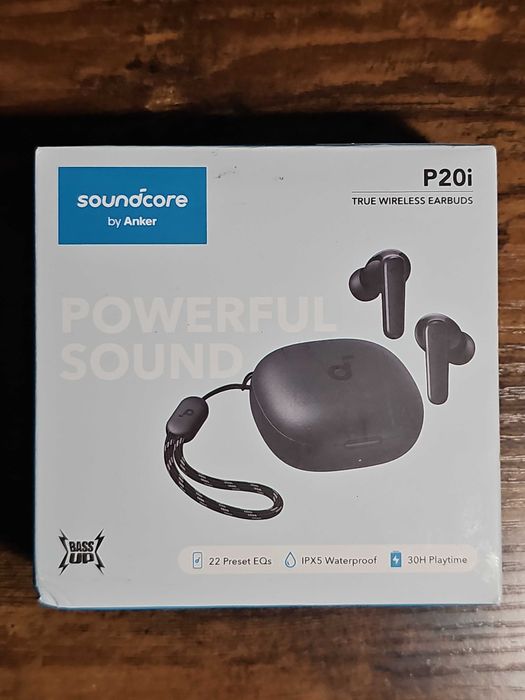 Soundcore Anker P20I Czarny
Słuchawki Douszne,