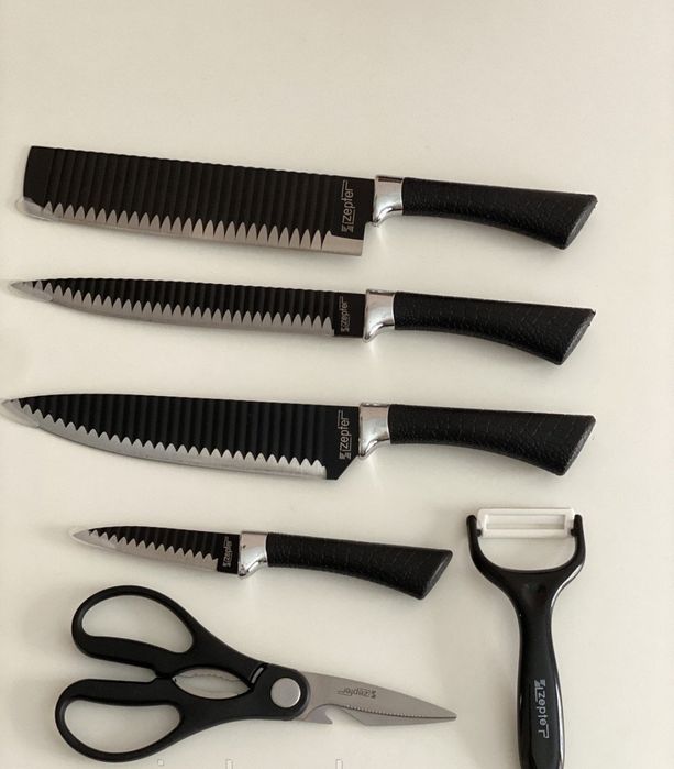 Набір набор кухонних ножів ножей zepter подарок в футляре опт роздріб