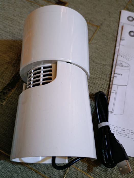 Портативний очищувач повітря для знищення вірусів і бактерій