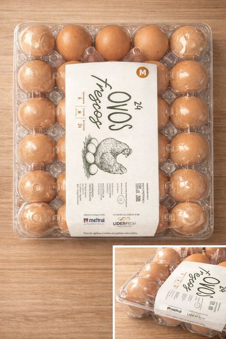 Vendo ovos frescos de excelente qualidade, ideais para consumo diário