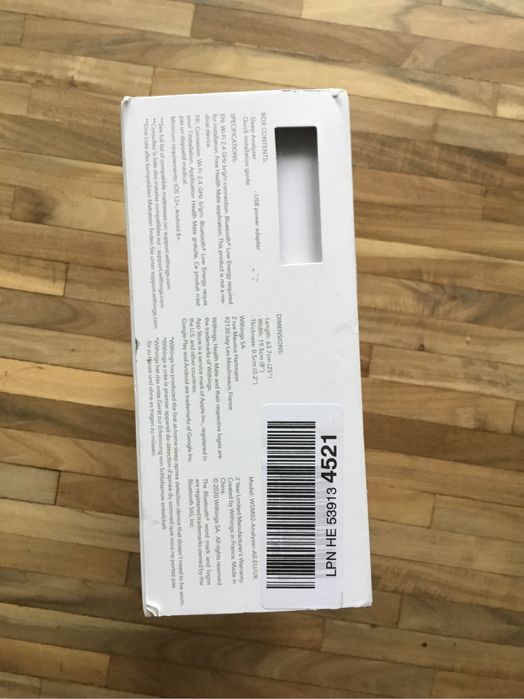 Withings Sleep Analyzer mata monitorująca sen